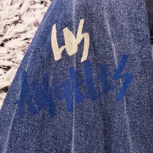 Colourful Graffiti Guess Denim Streetwear Jacket - Picture 14 of 15